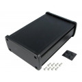 ALUG705BK160; Enclosure: multipurpose; X: 115.1mm; Y: 169mm; Z: 51.6mm; aluminium; GAINTA