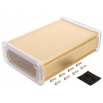 ALUG705GD160-C; Enclosure: multipurpose; X: 115.1mm; Y: 169mm; Z: 51.6mm; golden; GAINTA