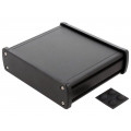 ALUG706BK120; Enclosure: multipurpose; X: 146.6mm; Y: 129mm; Z: 41.6mm; aluminium; GAINTA