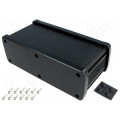 ALUG708BK080; Enclosure: multipurpose; X: 177.6mm; Y: 89mm; Z: 61.1mm; aluminium; GAINTA