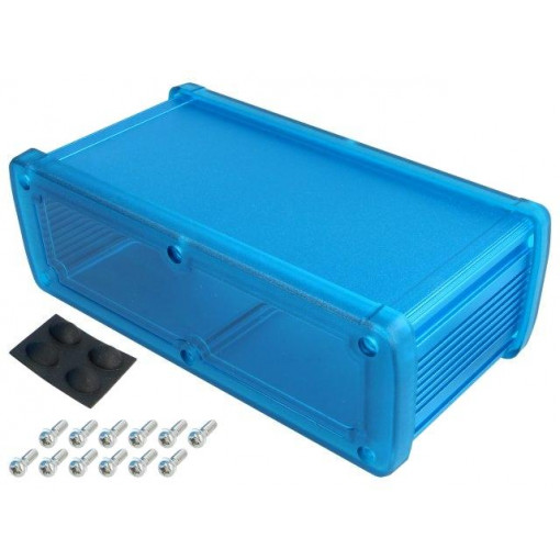 ALUG708BU080-CBU; Enclosure: multipurpose; X: 177.6mm; Y: 89mm; Z: 61.1mm; blue; GAINTA