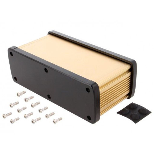 ALUG708GD080; Enclosure: multipurpose; X: 177.6mm; Y: 89mm; Z: 61.1mm; aluminium; GAINTA