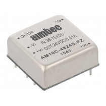 AM10C-4824S-FZ; Converter: DC/DC; 10W; Uin: 36÷75V; 24VDC; Iout: 0.41A; 1 AM10C-4824S-FZ; Converter: DC/DC; 10W; Uin: 36÷75V; 24VDC; Iout: 0.41A; 1