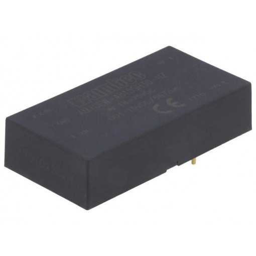 AM10EW-4815SH30-NZ; Converter: DC/DC; 10W; Uin: 18÷75V; 15VDC; Iout: 0.667A; 2 AM10EW-4815SH30-NZ; Converter: DC/DC; 10W; Uin: 18÷75V; 15VDC; Iout: 0.667A; 2