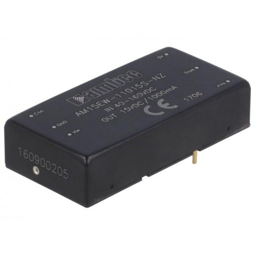 AM15EW-11015S-NZ; Converter: DC/DC; 15W; Uin: 40÷160V; 15VDC; Iout: 1A; 2