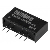 AM1D-0505D-RZ; Converter: DC/DC; 1W; Uin: 4.5÷5.5V; Uout: 5VDC; Uout2: -5VDC; SIP7; AIMTEC