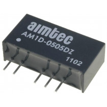 AM1D-0505DZ; Converter: DC/DC; 1W; Uin: 4.5÷5.5V; Uout: 5VDC; Uout2: -5VDC; SIP7; AIMTEC
