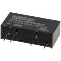 AM1D-0505SH30Z; Converter: DC/DC; 1W; Uin: 4.5÷5.5V; 5VDC; Iout: 200mA; SIP7; 2.3g; AIMTEC