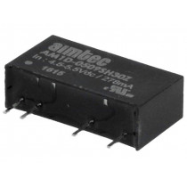 AM1D-0509SH30Z; Converter: DC/DC; 1W; Uin: 4.5÷5.5V; 9VDC; Iout: 110mA; SIP7; 2.3g; AIMTEC