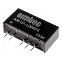 AM1D-1205DZ; Converter: DC/DC; 1W; Uin: 10.8÷13.2V; Uout: 5VDC; Uout2: -5VDC; SIP7; AIMTEC