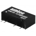 AM1D-1218SH52Z; Converter: DC/DC; 1W; Uin: 10.8÷13.2V; 18VDC; Iout: 55mA; SIP7; 2.3g; AIMTEC