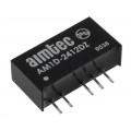 AM1D-2412DZ; Converter: DC/DC; 1W; Uin: 21.6÷26.4V; Uout: 12VDC; Uout2: -12VDC; AIMTEC AM1D-2412DZ; Converter: DC/DC; 1W; Uin: 21.6÷26.4V; Uout: 12VDC; Uout2: -12VDC; AIMTEC