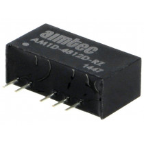 AM1D-4812D-RZ; Converter: DC/DC; 1W; Uin: 43.6÷52.8V; Uout: 12VDC; Uout2: -12VDC; AIMTEC