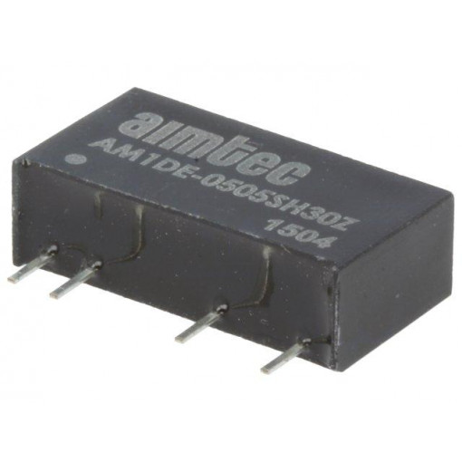 AM1DE-0505SH30Z; Converter: DC/DC; 1W; Uin: 4.5÷5.5V; 5VDC; Iout: 200mA; SIP7; 2.4g; AIMTEC