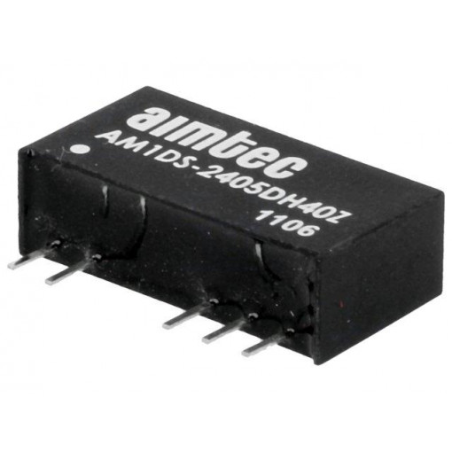 AM1DS-2405DH40Z; Converter: DC/DC; 1W; Uin: 21.6÷26.4V; Uout: 5VDC; Uout2: -5VDC; SIP7; AIMTEC