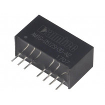AM1G-0512SH30-NZ; Converter: DC/DC; 1W; Uin: 4.5÷9V; 12VDC; Iout: 83mA; SIP8; 4.9g; AIMTEC