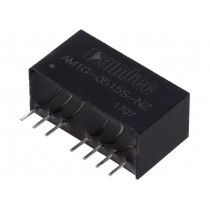 AM1G-0515S-NZ; Converter: DC/DC; 1W; Uin: 4.5÷9V; 15VDC; Iout: 67mA; SIP8; 4.9g; AIMTEC