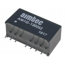 AM1G-1203SZ; Converter: DC/DC; 1W; Uin: 9÷18V; 3.3VDC; Iout: 303mA; AIMTEC