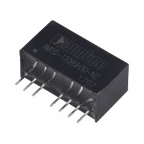 AM1G-1209SH30-NZ; Converter: DC/DC; 1W; Uin: 9÷18V; 9VDC; Iout: 111mA; SIP8; 4.9g; AIMTEC