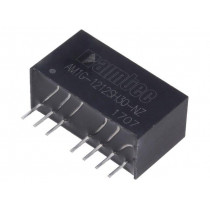 AM1G-1212SH30-NZ; Converter: DC/DC; 1W; Uin: 9÷18V; 12VDC; Iout: 83mA; SIP8; 4.9g; AIMTEC