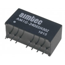 AM1G-2405SH30Z; Converter: DC/DC; 1W; Uin: 18÷36V; 5VDC; Iout: 200mA; Efficiency: 68%; AIMTEC