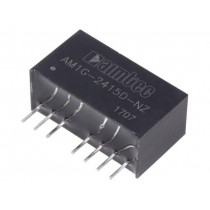 AM1G-2415D-NZ; Converter: DC/DC; 1W; Uin: 18÷36V; Uout: 15VDC; Uout2: -15VDC; SIP8; AIMTEC