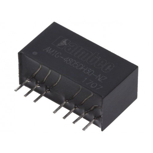 AM1G-4805DH30-NZ; Converter: DC/DC; 1W; Uin: 36÷75V; Uout: 5VDC; Uout2: -5VDC; SIP8; AIMTEC