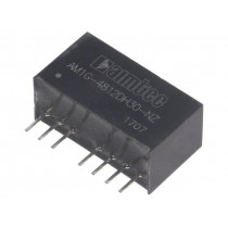 AM1G-4812DH30-NZ; Converter: DC/DC; 1W; Uin: 36÷75V; Uout: 12VDC; Uout2: -12VDC; SIP8; AIMTEC