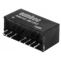 AM1G-4812SZ; Converter: DC/DC; 1W; Uin: 36÷72V; 12VDC; Iout: 83mA; SIP8; 3.96g; AIMTEC
