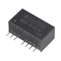 AM1G-4815D-NZ; Converter: DC/DC; 1W; Uin: 36÷75V; Uout: 15VDC; Uout2: -15VDC; SIP8; AIMTEC