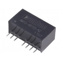 AM1G-4815S-NZ; Converter: DC/DC; 1W; Uin: 36÷75V; 15VDC; Iout: 67mA; SIP8; 4.9g; AIMTEC