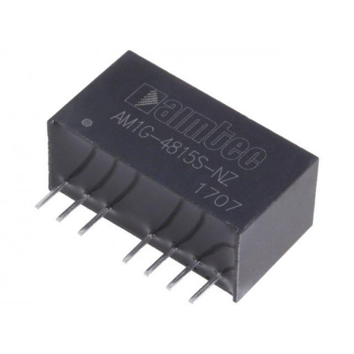 AM1G-4815S-NZ; Converter: DC/DC; 1W; Uin: 36÷75V; 15VDC; Iout: 67mA; SIP8; 4.9g; AIMTEC