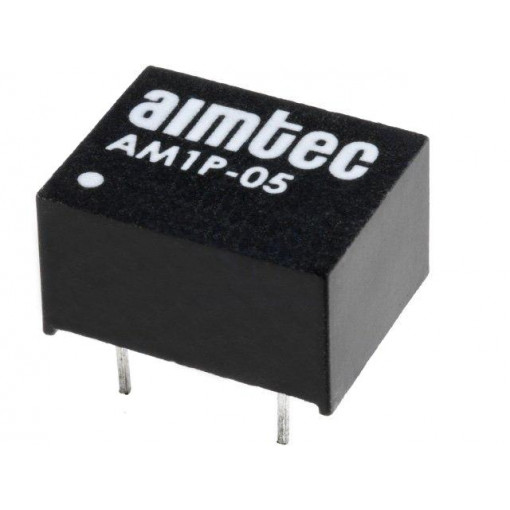 AM1P-0512SZ; Converter: DC/DC; 1W; Uin: 4.5÷5.5V; 12VDC; Iout: 83mA; DIP8; 1.8g; AIMTEC