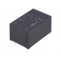 AME1-3.3SJZ; Converter: AC/DC; 1W; Uout: 3.3VDC; Iout: 0.3A; 63%; Mounting: PCB; AIMTEC