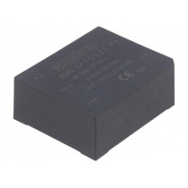 AME5-15SJZ; Converter: AC/DC; 5W; Uout: 15VDC; Iout: 0.33A; 82%; Mounting: PCB; AIMTEC