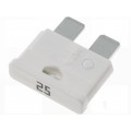 UNIVAL 25A; Fuse: fuse; 25A; 32V; automotive; 19mm; UNIVAL; MTA