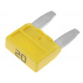 MINIVAL 20A; Fuse: fuse; 20A; 32V; automotive; 11,9mm; MINIVAL; MTA MINIVAL 20A; Fuse: fuse; 20A; 32V; automotive; 11,9mm; MINIVAL; MTA