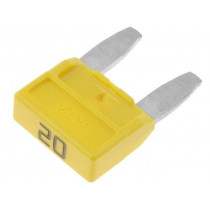 MINIVAL 20A; Fuse: fuse; 20A; 32V; automotive; 11,9mm; MINIVAL; MTA MINIVAL 20A; Fuse: fuse; 20A; 32V; automotive; 11,9mm; MINIVAL; MTA