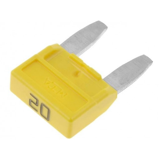 MINIVAL 20A; Fuse: fuse; 20A; 32V; automotive; 11,9mm; MINIVAL; MTA MINIVAL 20A; Fuse: fuse; 20A; 32V; automotive; 11,9mm; MINIVAL; MTA