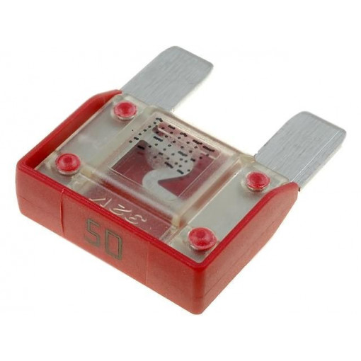MAXIVAL 50A; Fuse: fuse; 50A; 32V; automotive; 29mm; MTA MAXIVAL 50A; Fuse: fuse; 50A; 32V; automotive; 29mm; MTA