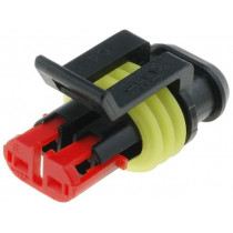 282080-1; Connector: wire-wire; Superseal 1.5; plug; female; PIN: 2; IP67; TE Connectivity