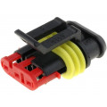 282087-1; Connector: wire-wire; Superseal 1.5; plug; female; PIN: 3; IP67; TE Connectivity