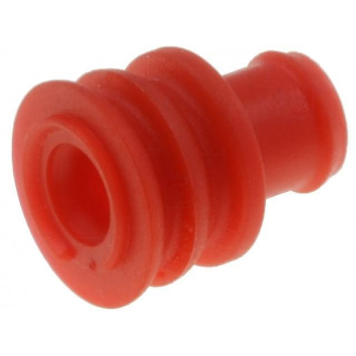 281934-3; Gasket for wire; Superseal 1.5; red; Øcable: 2.5÷3.3mm; TE Connectivity