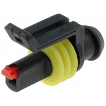 282079-2; Connector: wire-wire; Superseal 1.5; plug; female; PIN: 1; IP67; TE Connectivity