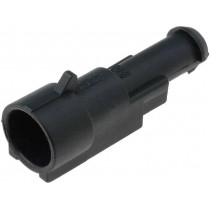 282103-1; Connector: wire-wire; Superseal 1.5; plug; male; PIN: 1; IP67; 24VDC; TE Connectivity
