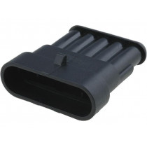 282107-1; Connector: wire-wire; Superseal 1.5; plug; male; PIN: 5; IP67; 24VDC; TE Connectivity 282107-1; Connector: wire-wire; Superseal 1.5; plug; male; PIN: 5; IP67; 24VDC; TE Connectivity