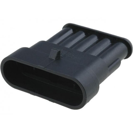 282107-1; Connector: wire-wire; Superseal 1.5; plug; male; PIN: 5; IP67; 24VDC; TE Connectivity