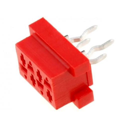 215079-4; Micro-MaTch; socket; female; PIN: 4; THT; on PCBs; Layout: 2x2; TE Connectivity