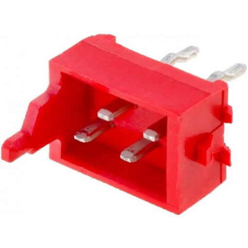 215464-4; Micro-MaTch; socket; male; PIN: 4; THT; on PCBs; 1.5A; Layout: 2x2; TE Connectivity