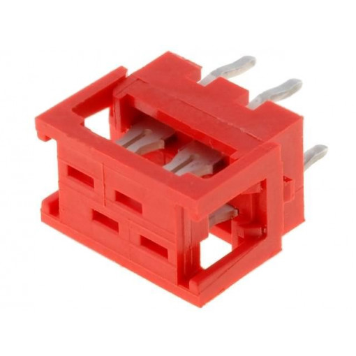 7-215570-4; Micro-MaTch; adapter; PIN: 4; IDC,THT; on PCBs,for ribbon cable; TE Connectivity 7-215570-4; Micro-MaTch; adapter; PIN: 4; IDC,THT; on PCBs,for ribbon cable; TE Connectivity